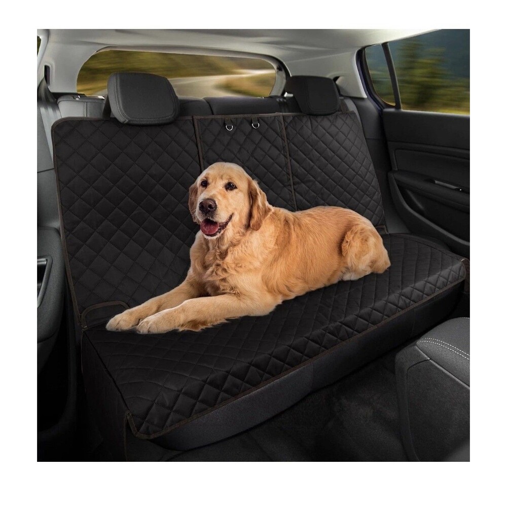 Petmaker Dog Pet Car Seat Cover Protector for Back Seat Water-Resistant Black